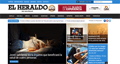 Desktop Screenshot of elheraldodesaltillo.mx